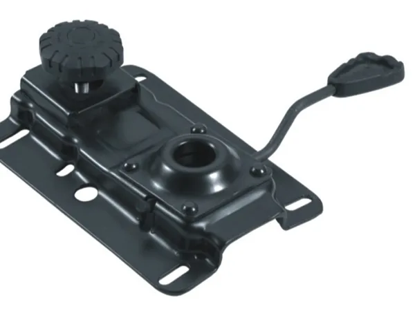 Zhongtai ZT-S7 synchro tilt mechanism — 2.5 mm steel seat plate with tension knob and lock lever
